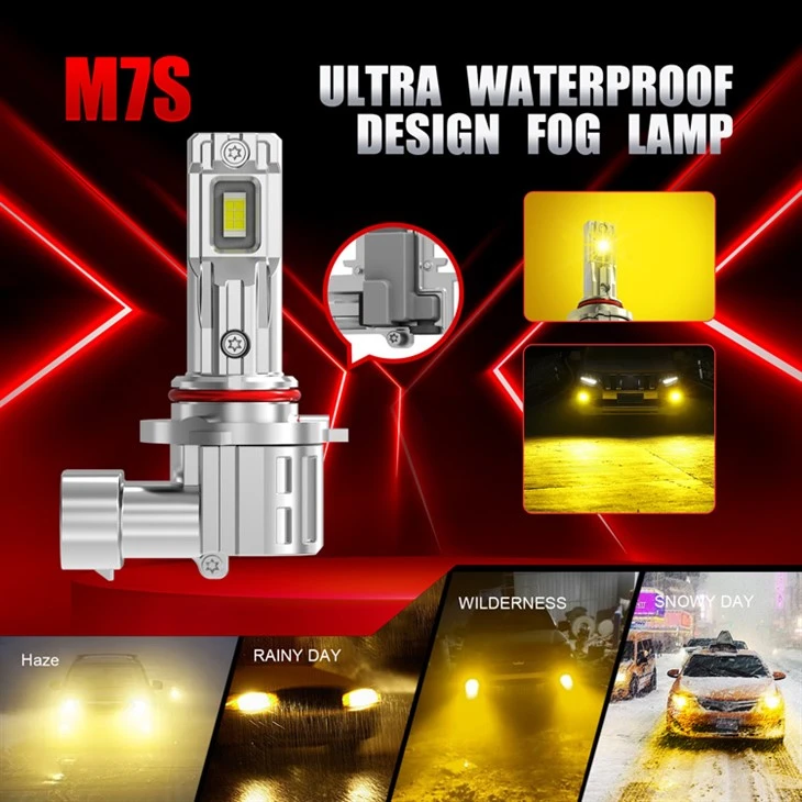 High Power All in One Halogen Size 9005 Fog Lamp Yellow high quality